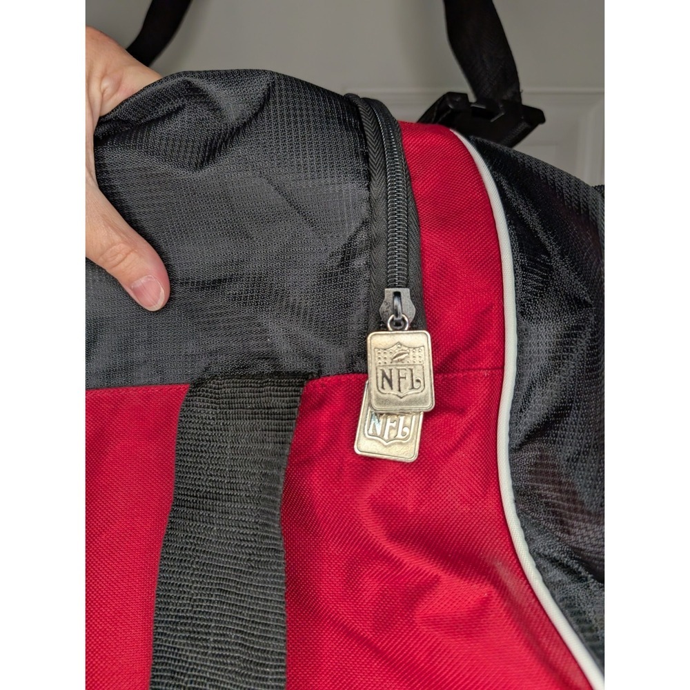 Tampa Bay Buccaneers NFL Officially Licensed Product Duffle Gym Bag Red Sports - Picture 3 of 10